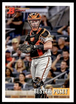 2021 Bowman Heritage Buster Posey #56 San Francisco Giants Baseball Card
