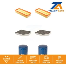 Air Cabin Engine Oil Filters (6 Total) Kit For Audi Q5 A4 Quattro A5 allroad