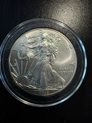 2012 American Silver Eagle Dollar 1 Oz 999 Silver Coin Uncirculated