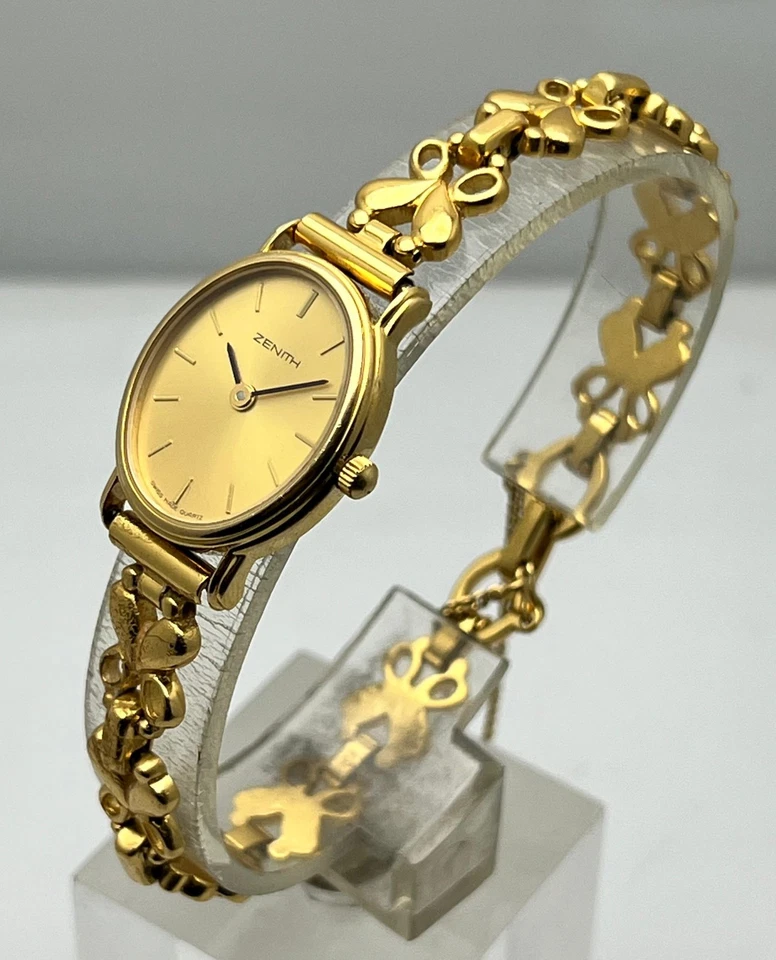 Zenith 27.0030.901 Gold Plated Swiss Made Quartz Women's Wrist Watch - Image 4 of 4