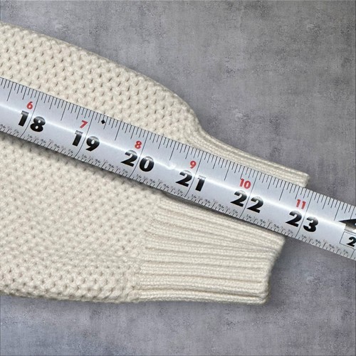 Izod Mens Size XL Fair Isle Honeycomb Knit 1/4 Zip Sweater Cream Red Blue - Picture 8 of 13