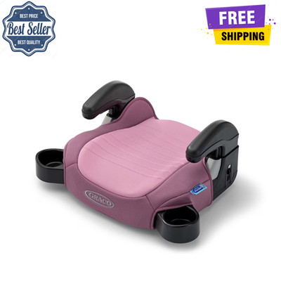 Graco TurboBooster 2.0 Backless Booster Car Seat, Anna Pink, 40-100lb, Big Kid