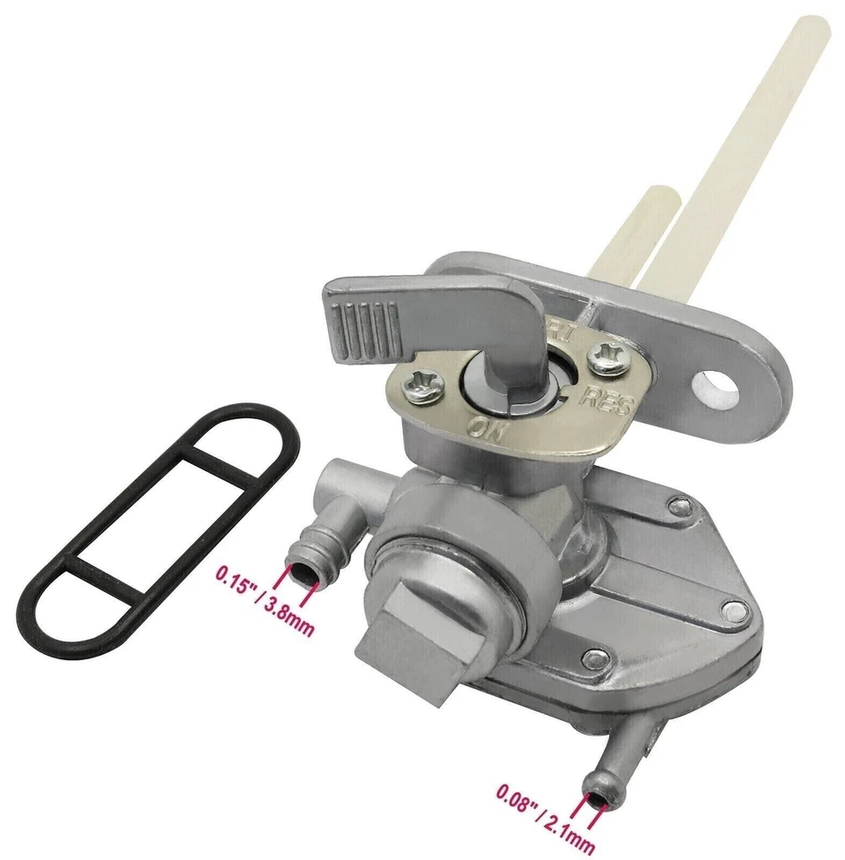 Fuel Valve Petcock Tap For Kawasaki Vulcan 500 Ninja 500 500R 454 LTD Foto 2 de 4