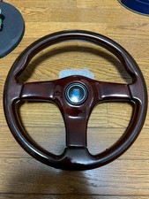 Authentic Nardi Gara 3 Wood Steering Wheel 365mm 3 Spoke Vintage Classic Authentic Nardi Gara 3 Wood Steering Wheel 365mm 3 Spoke Vintage Classic