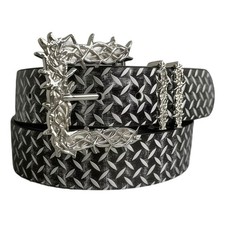 Daily Street Style Belt PU Leather Girdle With Multi Layer Plated Alloyed Clasp