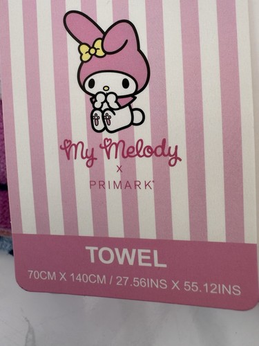 Hello Kitty Sanrio My Melody Beach Towel Primark New bath - Picture 2 of 2