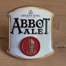 Greene King Abbot Ale Beer Pump Clip