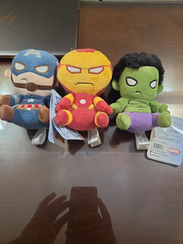 Marvel Funko-Iron Man, Hulk, Captain America Funko Mopeez Plush New With Tags
