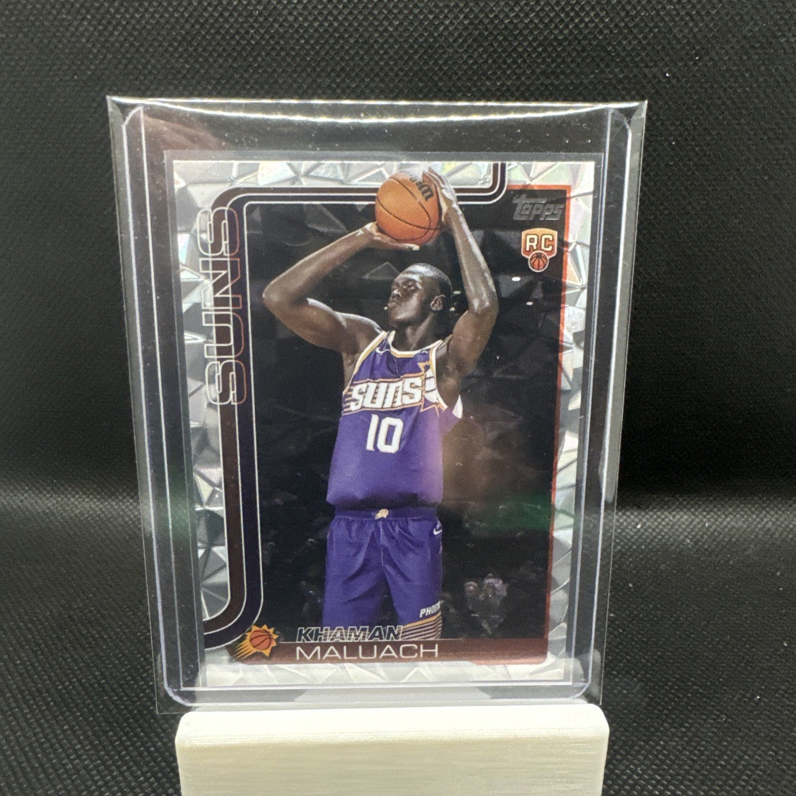 2025-26 Topps Flagship-Khaman Maluach #210 Diamante Foil (RC) 