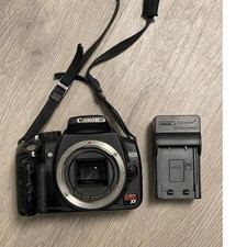 Canon EOS Rebel XT DSLR Camera - Body, Charger, Memory Card - Works