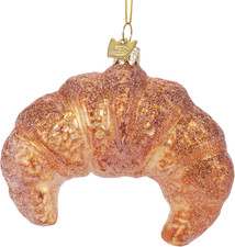 Noble Gems Croissant Glass Christmas Tree Ornament NB1551