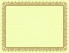 Great Papers! Metallic Gold Value Certificate, 8.5" x 11", 100 