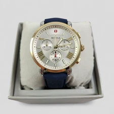 Michele Sporty Sport Sail Two Tone Gold & Silver Watch MWW01P000019 Refurb