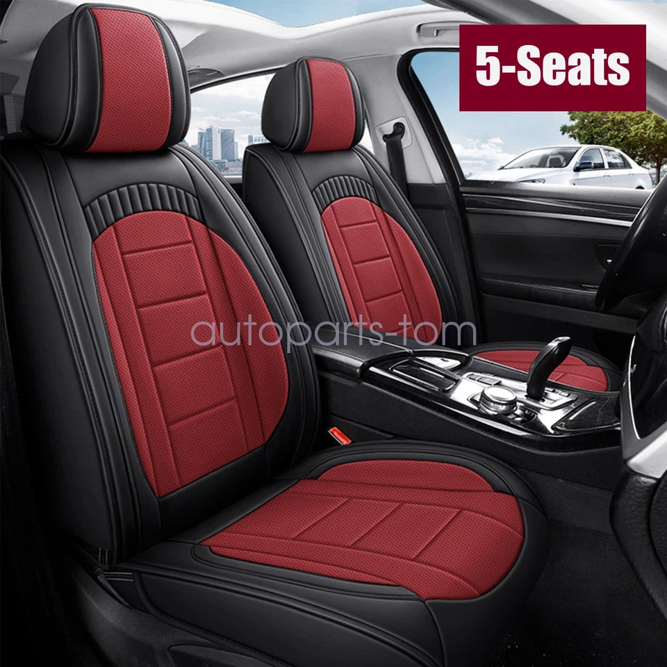Fits Kia Sorento 2013 Car 5 Seat Cover Faux Leather Cushion Full Set Cover Foto 2 de 4