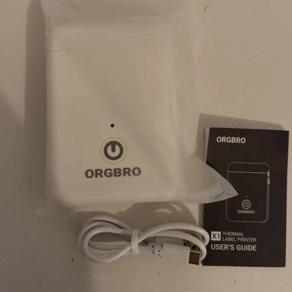 ORGBRO X1 Thermal Label Portable Printer Bluetooth - Image 2 of 4