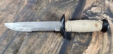 Vintage Aqua Lung US Divers Knife Stainless Steel Japan 214031 FREE SHIPPING