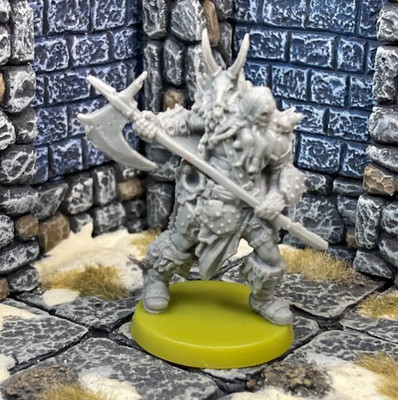 Grim Dark CHAOS AXEMAN #21 CMON Hate AD&D Trench Crusade 28mm Pathfinder BB26