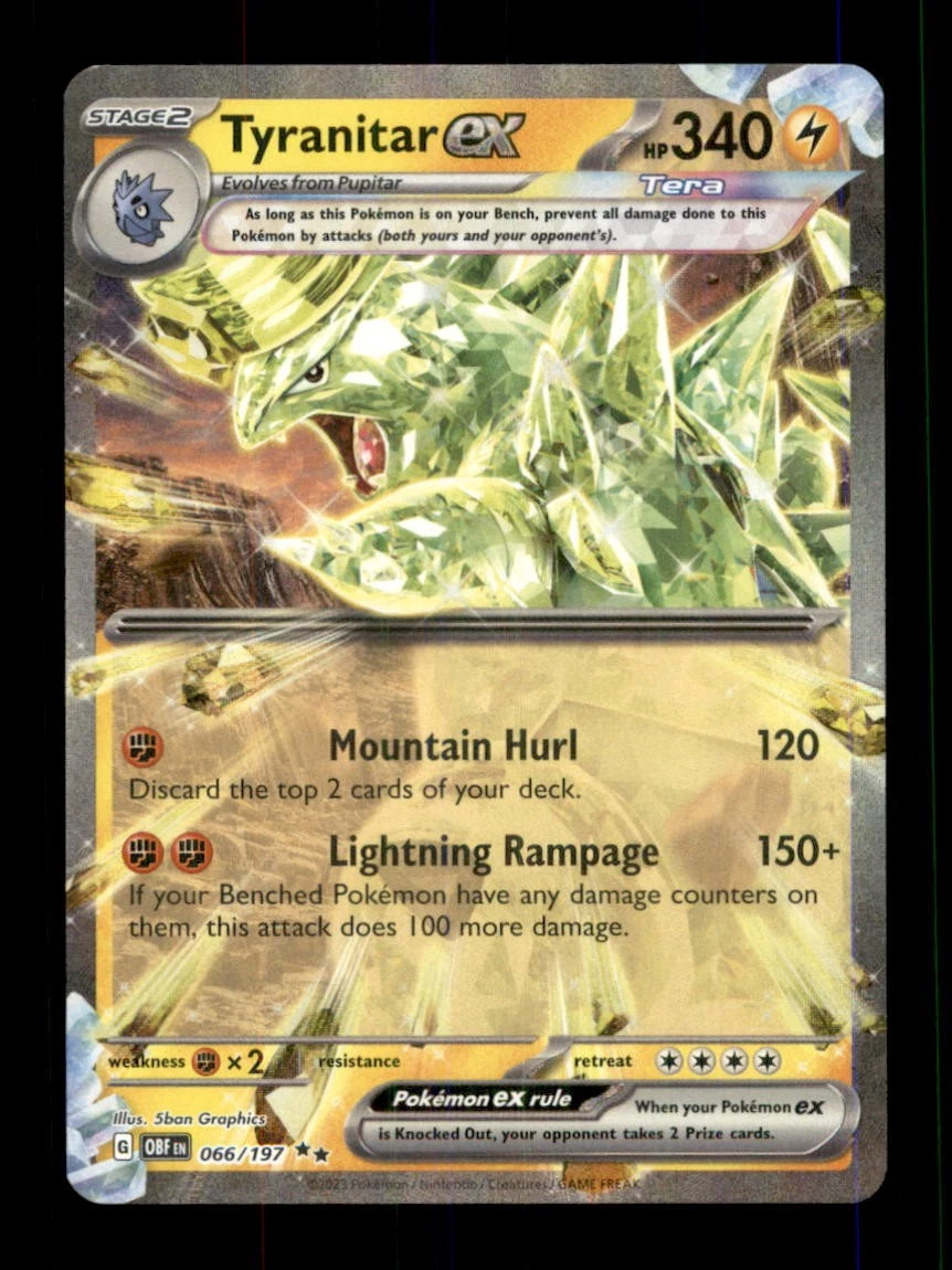 tyranitar ex pokemon card price Tyranitar EX 111/115 Pokmon card from Ex Unseen Forces for sale at best price