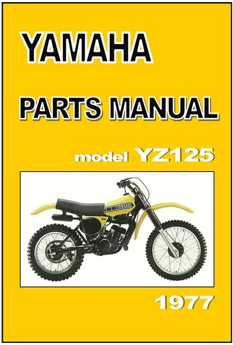 YAMAHA Parts Manual YZ125 D 1977 Replacement Spares Catalog List YZ125D - Picture 1 of 4