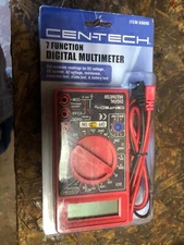 NEW! Cen-Tech 7 Function Digital Multimeter Tester-NIP AC/DC #69096