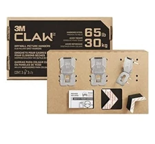 3M CLAW Drywall Picture Hanger with Temporary Spot Marker Holds 65 lbs 3 Hang...
