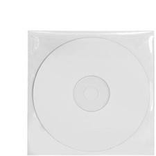 TEKAPRO 500 Pieces Clear Transparent CPP Plastic CD DVD Sleeves Envelope Holder