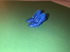 Vintage Barbie Royal Blue Closed Toe Pumps Shoes Heels JAPAN Patio Party (1967)
