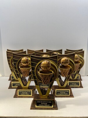 March Madness Basketball Office Pool Award Trophy FREE Engraving Support the Vet