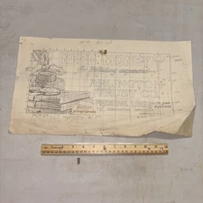 Vintage Drawn Billboard Ad Mockup: Arlington Trust Company MA Bank Holiday Loans
