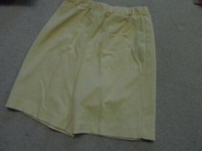 Vintage 1970's NOS New Old Stock Women's Pale Yellow Shorts Size 10