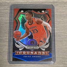 Isaac Okoro 20-21 Panini Prizm Draft Picks Red White & Blue Crusade