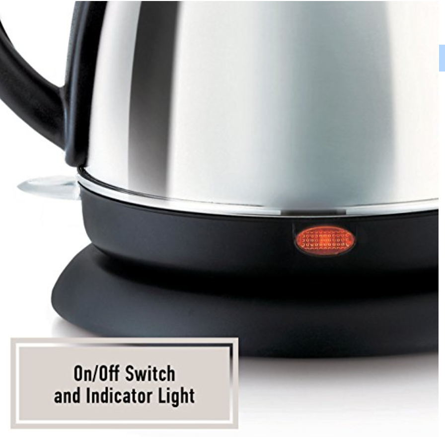 Willow & Everett 1 Litre Electric Gooseneck Coffee Kettle Silver for