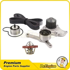 Timing Belt Kit Water Pump Thermostat Fit 97-02 Dodge Caravan Plymouth 2.4L 