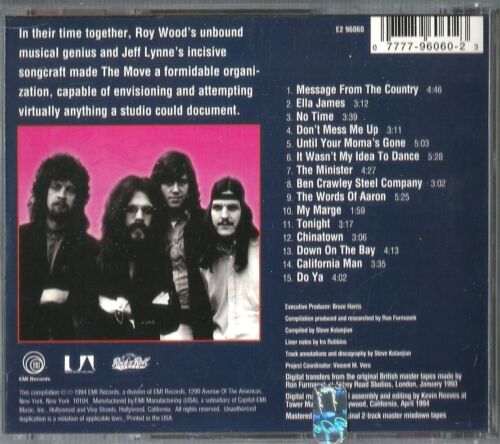 GREAT MOVE! THE BEST OF THE MOVE (CD, Jul-1994, EMI Legends of Rock 'N' Roll) - Picture 2 of 3