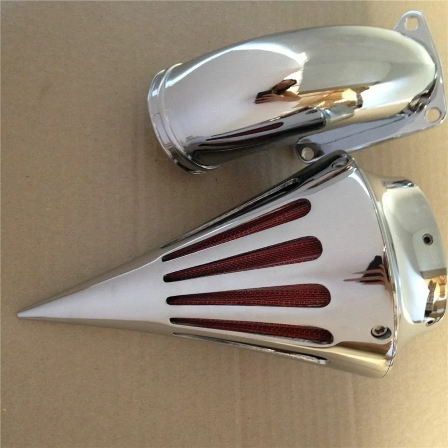 Kits de purificador de aire de clavos para motocicleta Honda VTX 1800 R/S/C/N/F 2002-2009 cromado Foto 4 de 4