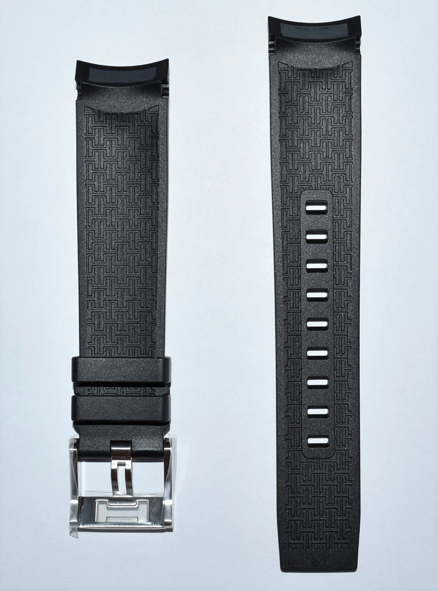 Original Hamilton 22mm Khaki H777660 H779120 Black Rubber Watch