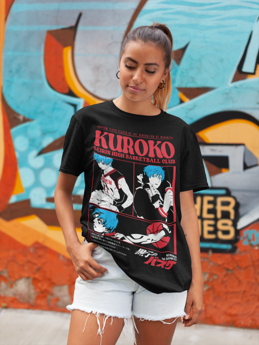 Kuroko no basketball T-shirt Ryota Kise Daiki Aomine anime Gift Shirt All  Size
