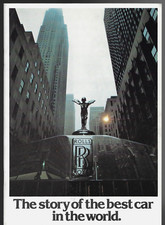 Rolls-Royce Range 1977-80 UK Brochure Shadow Wraith Corniche Camargue Phantom 