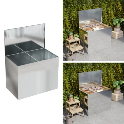 BLT Horse Feed Bin Lockable Animal Food Storage Galvanised Metal Seed Grain Box Case