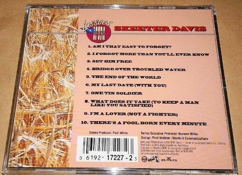 SKEETER DAVIS-LASSOES N SPURS-CD-( Country) - Picture 2 of 2