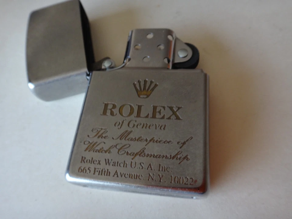 Année 2023 Zippo Briquet ROLEX Genève MASTERPIECE MONTRE ARTISANAT Logo - Photo 4/4