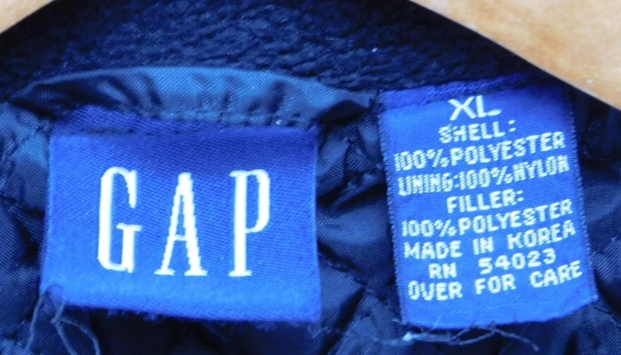 Gap Insulated Lined Jacket Youth XL Black Fleece - Image 4 of 4