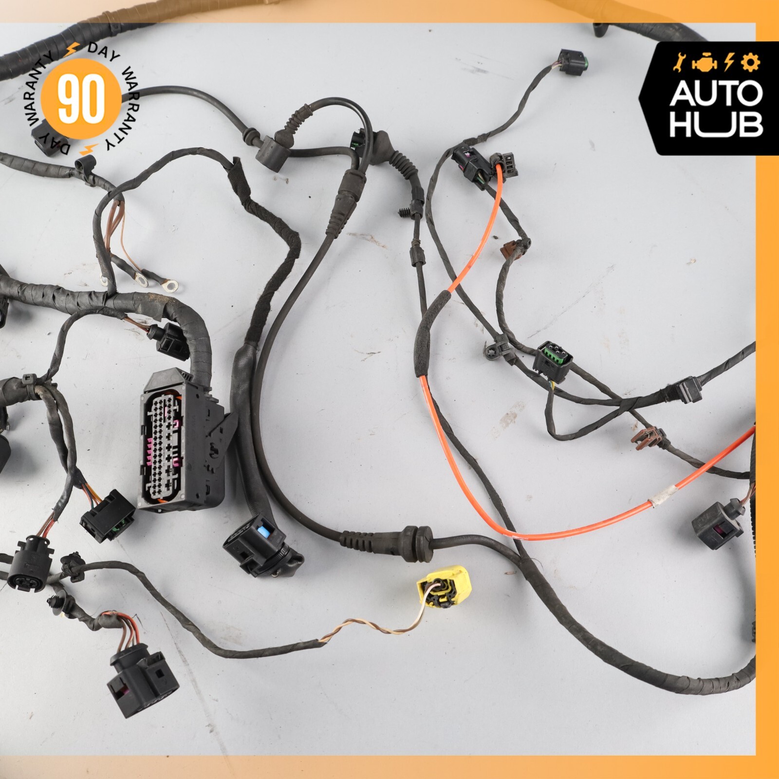 Bentley Continental Flying Spur Engine Motor Left Side Wiring Harness Cut 58k