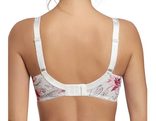 Sujetador Fantasie Harriet Talla 30E Blanco Rosa Floral Bajo Cableado Sin Acolchar Nuevo con Etiquetas - Imagen 2 de 3