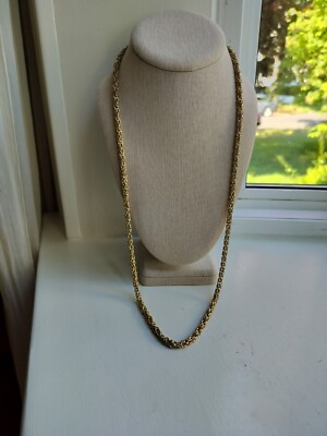 Vintage GIVENCHY Byzantine Gold Chain Necklace | eBay