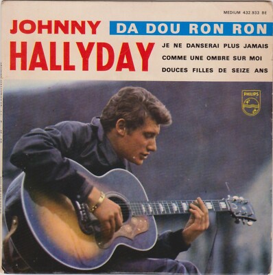 JOHNNY HALLYDAY DA DOU RON ''DA DOO RON'' FRANZÖSISCH ORIG EP LES GOLDEN STARS