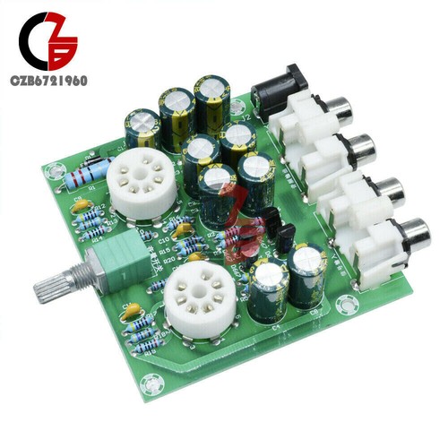 6J1 AC12V Valve Pre-amp Tube PreAmplifier Board Headphone Amplifier Acrylic Case - Picture 53 of 54