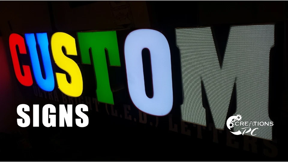 STORE SIGN - CUSTOM MADE SIGNAGE - 14" LED CHANNEL LETTERS - Image 2 of 4