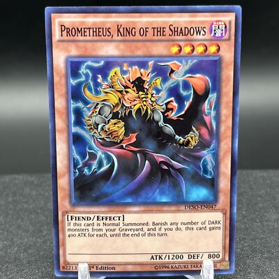 Prometheus, King of the Shadows DESO-EN047 1st Edition Yugioh Card