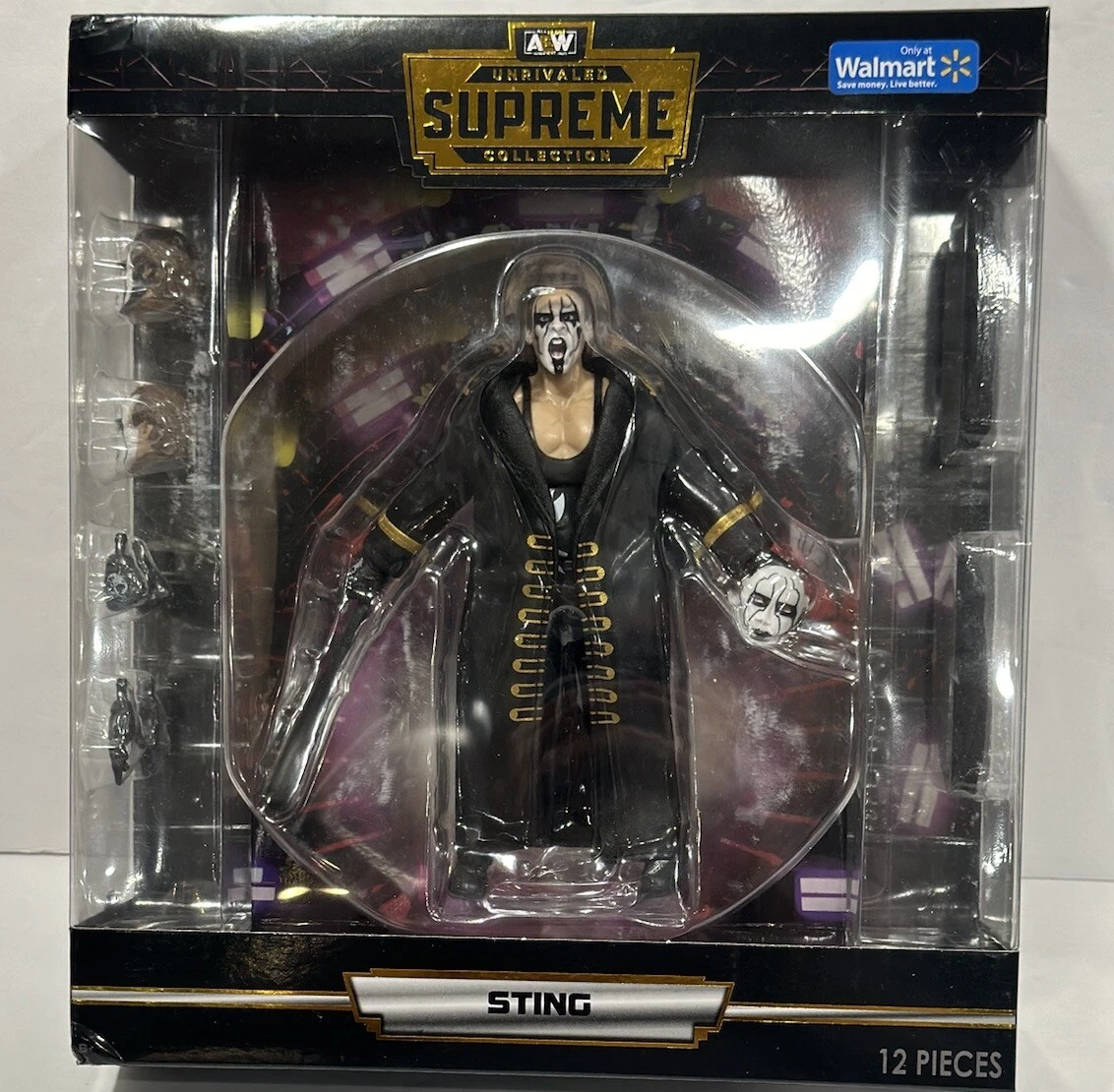 Figurine Walmart STING AEW Unrivaled Supreme Exclusive Collection #08